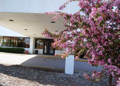 Entrance of the library