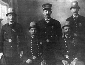 Officers of the Le Mars Police Department in the 1900s