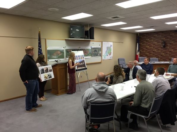 Olson Center banner project 2014-2015
